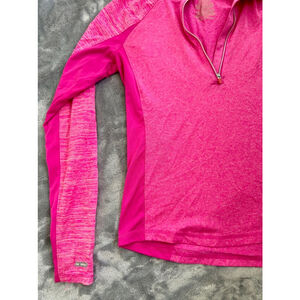 Danskin Dri More Semi Fitted XS Polyester Shades of Pink QuarterZip